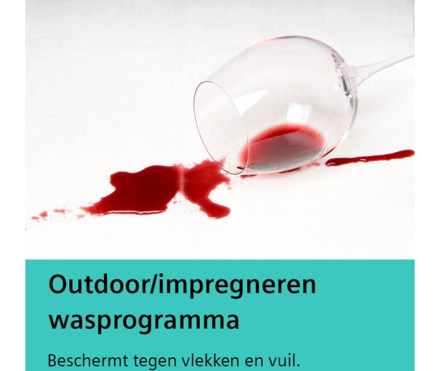 Siemens WM14UR95NL wasmachine met anti-vlekken - outdoor - extraKlasse