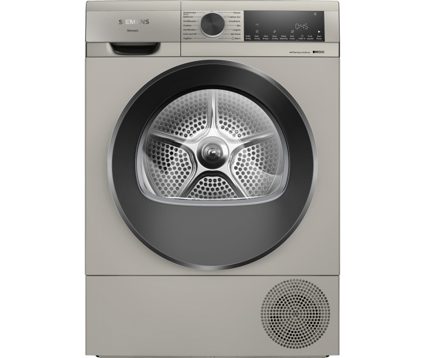 SIEMENS droger warmtepomp silver inox WQ35G2DXNL