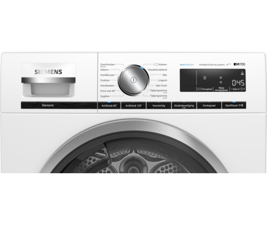 Siemens WT48XM75NL warmtepompdroger met energieklasse A+++