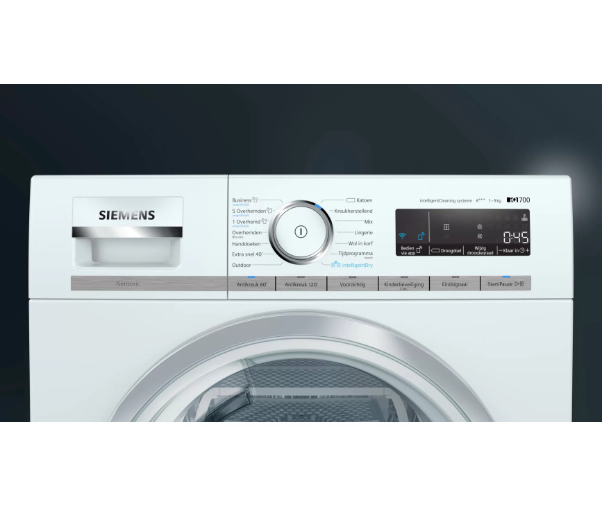 Siemens WT8HXM90NL warmtepomp droger - 9 kg. vulgewicht