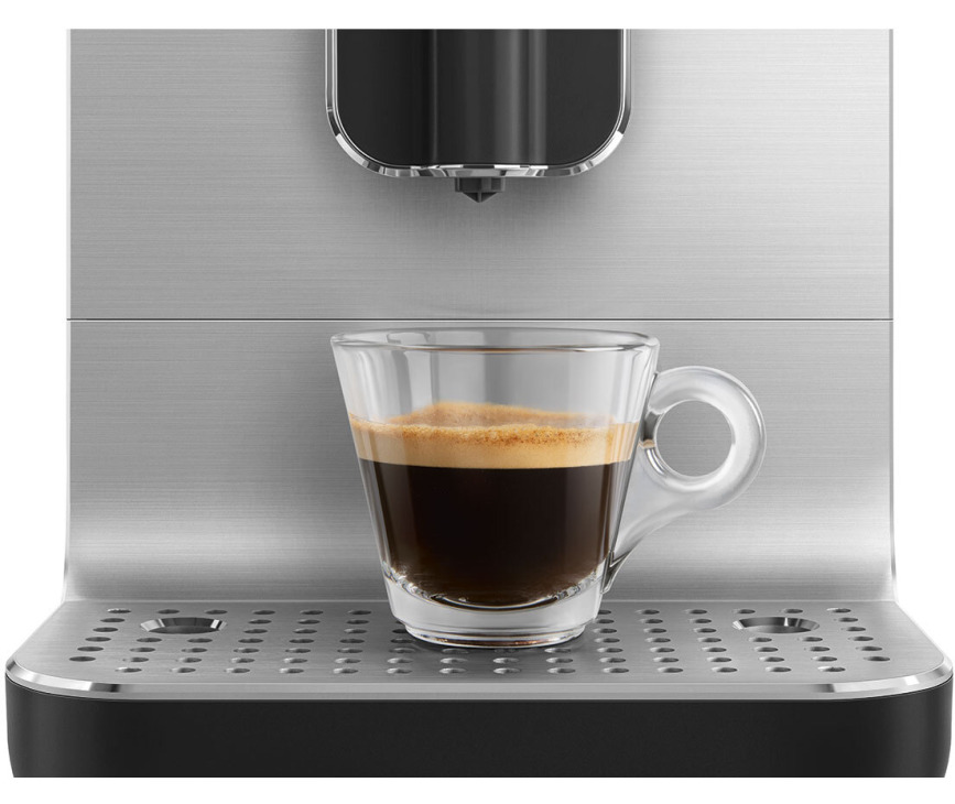 Smeg BCC01BLMEU volautomatische koffiemachine - mat zwart - retro jaren 50