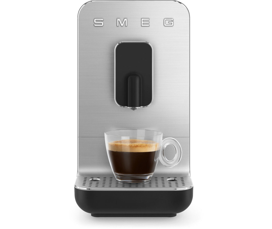 Smeg BCC01BLMEU volautomatische koffiemachine - mat zwart - retro jaren 50