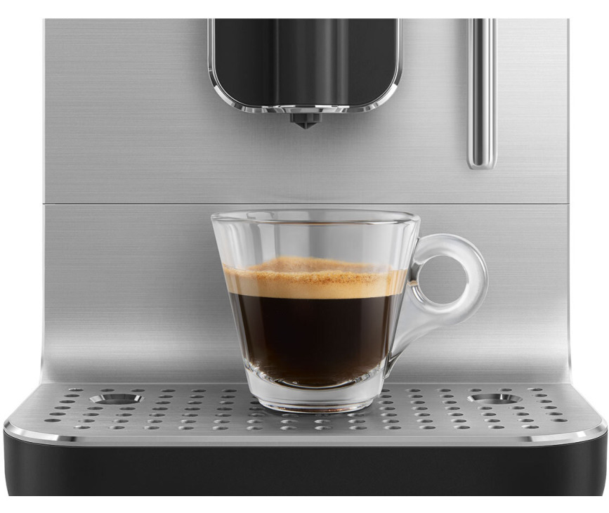 Smeg BCC02BLMEU volautomatische koffiemachine - mat zwart - retro jaren 50