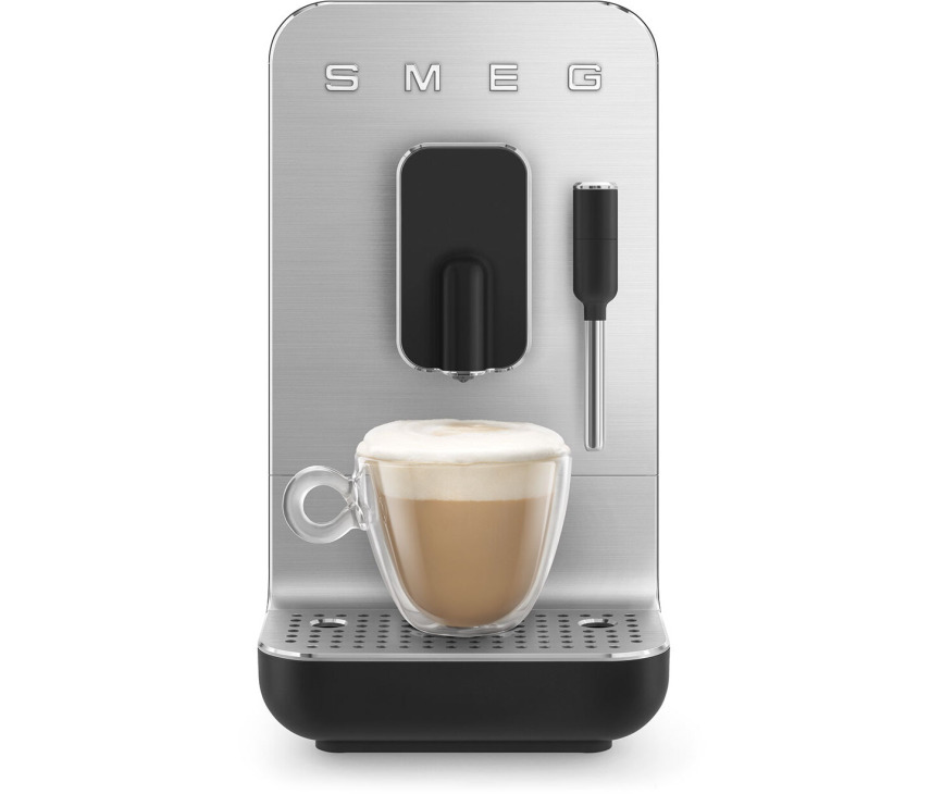 Smeg BCC02BLMEU volautomatische koffiemachine - mat zwart - retro jaren 50