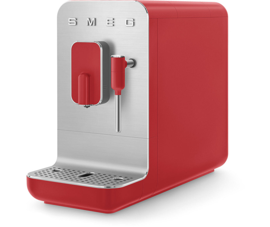 Smeg BCC02RDMEU volautomatische koffiemachine - mat rood - retro jaren 50
