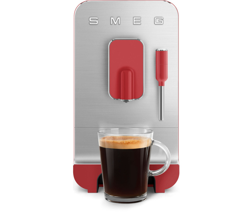 SMEG koffiemachine mat rood BCC02RDMEU