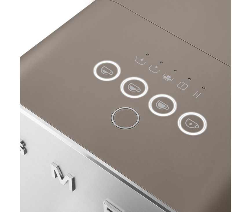 Smeg BCC11TPMEU vrijstaande koffiemachine - taupe