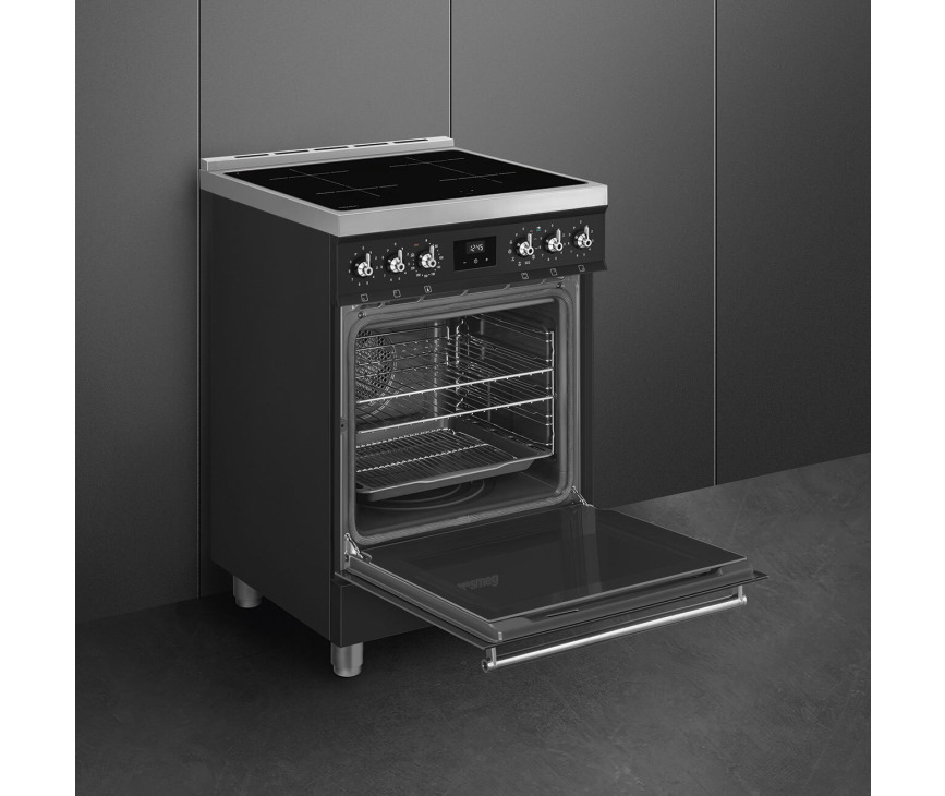 Smeg C6IPMBM2 inductie fornuis met pyrolyse - 60 cm