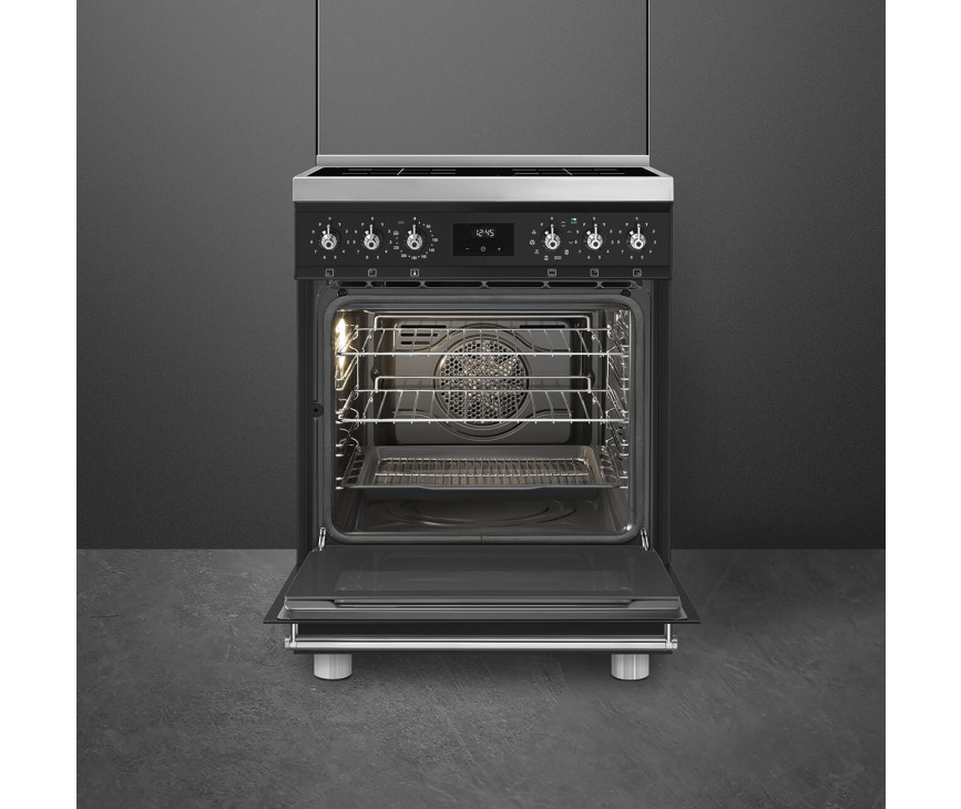 Smeg C6IPMBM2 inductie fornuis met pyrolyse - 60 cm