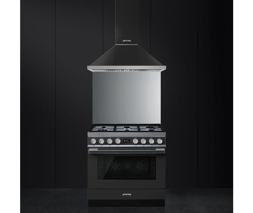 Smeg CPF9GMANLK Portofino fornuis antraciet