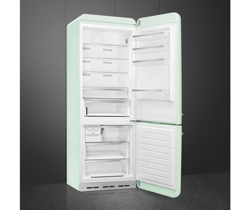 Smeg FAB38RPG6 retro jaren 50 koelkast - watergroen