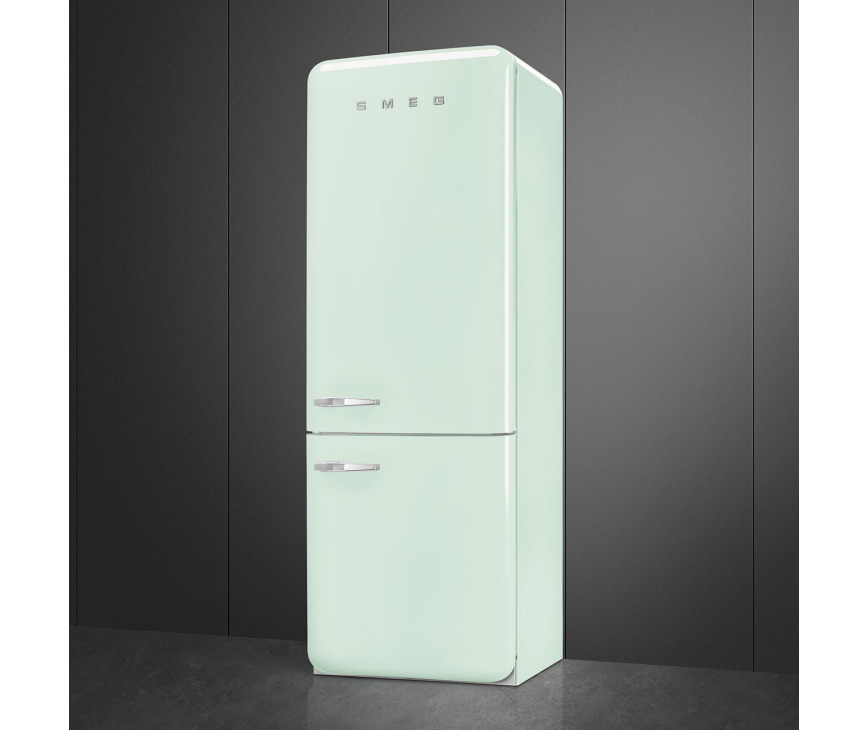 Smeg FAB38RPG6 retro jaren 50 koelkast - watergroen