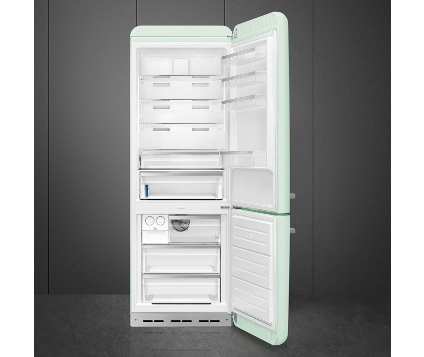 Smeg FAB38RPG6 retro jaren 50 koelkast - watergroen