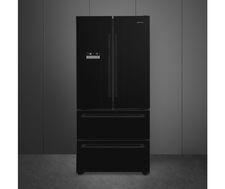 Smeg FQ55FNDE side-by-side koelkast - zwart
