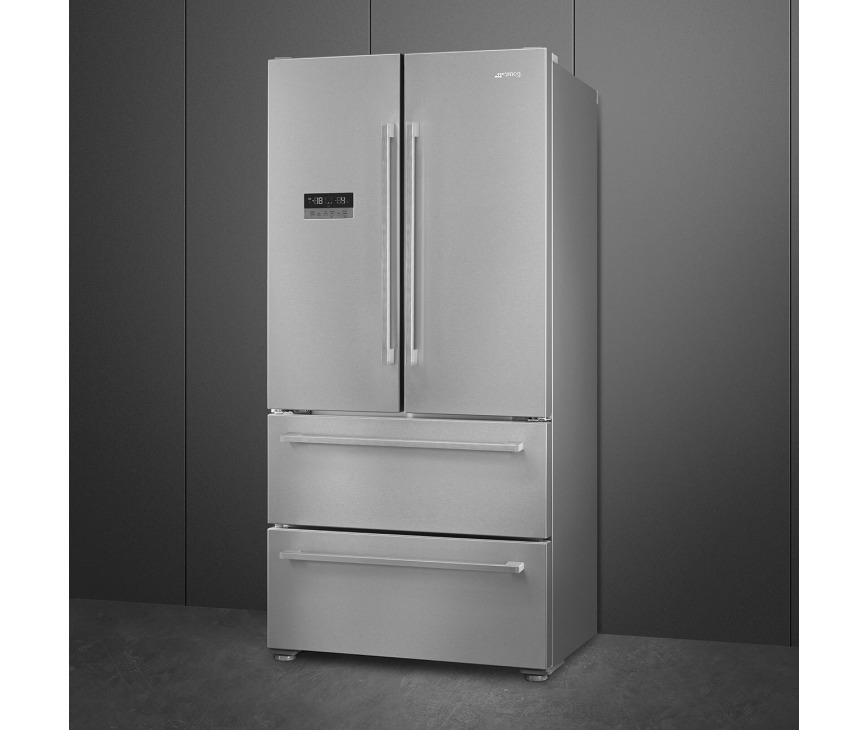Smeg FQ55FXDE side-by-side koelkast - rvs-look