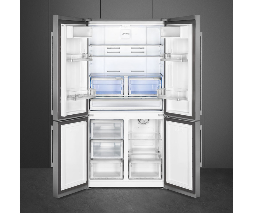 Smeg FQ60XDE side-by-side koelkast - rvs-look