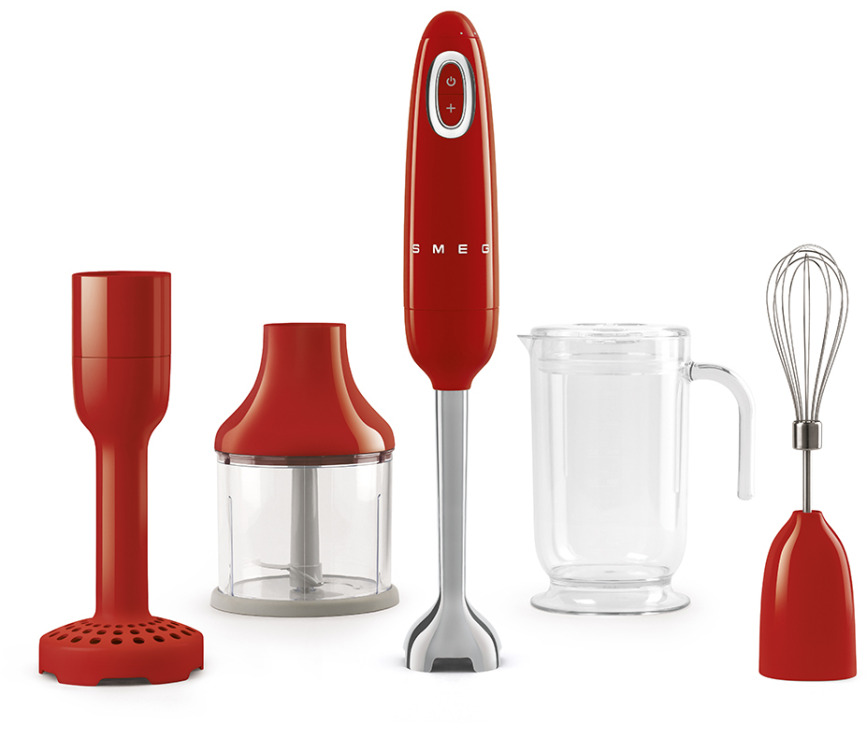 SMEG staafmixer rood HBF22RDEU