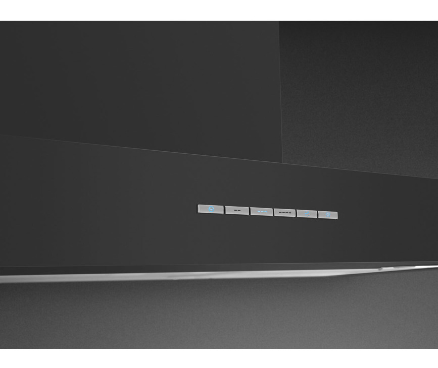Smeg KBT900AE wand afzuigkap - antraciet - plat blok model