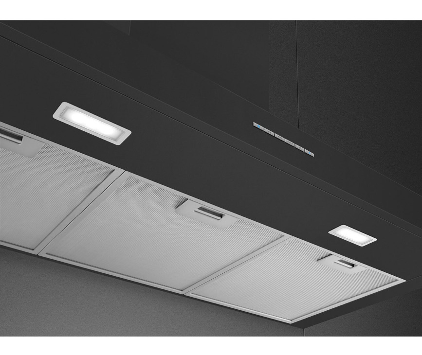 Smeg KBT900AE wand afzuigkap - antraciet - plat blok model