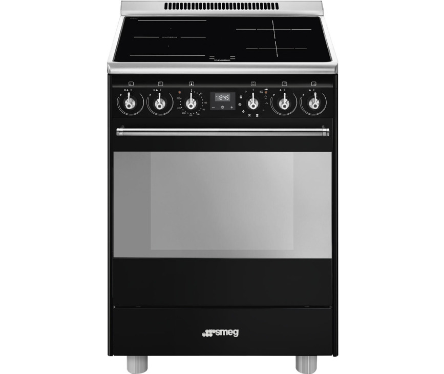 SMEG fornuis inductie zwart SCB61PIN9