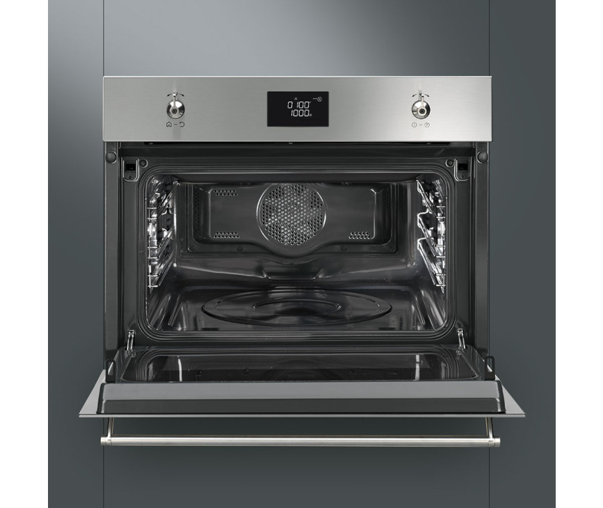 Smeg SF4390MCX inbouw oven met magnetron
