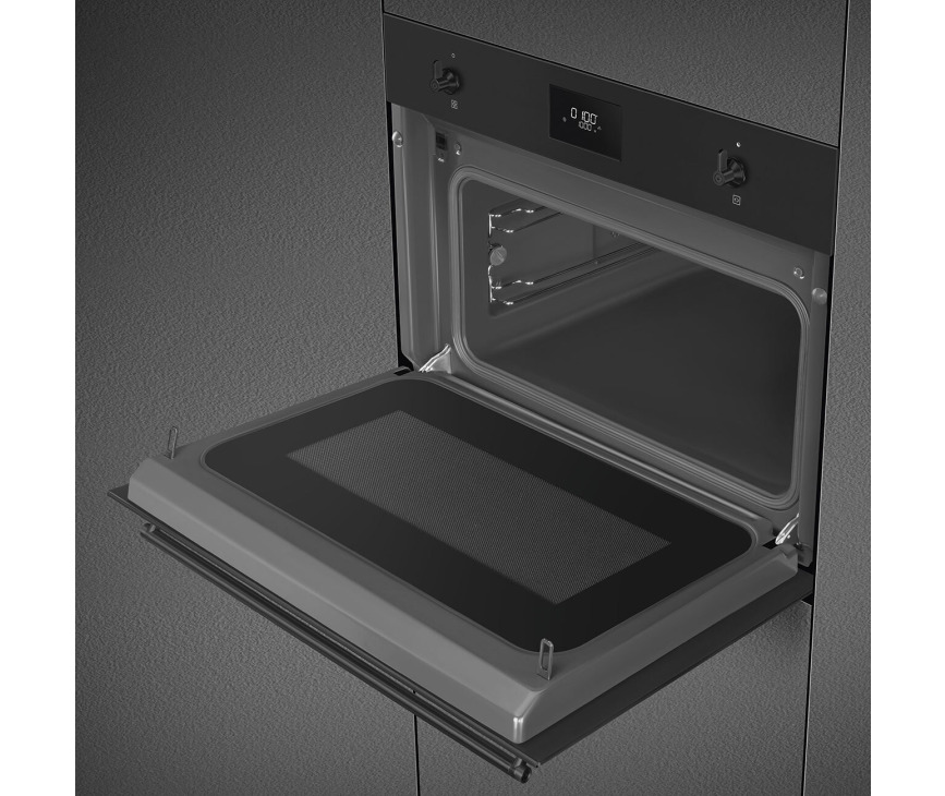 Smeg SO4301M1N inbouw oven met magnetron - mat zwart