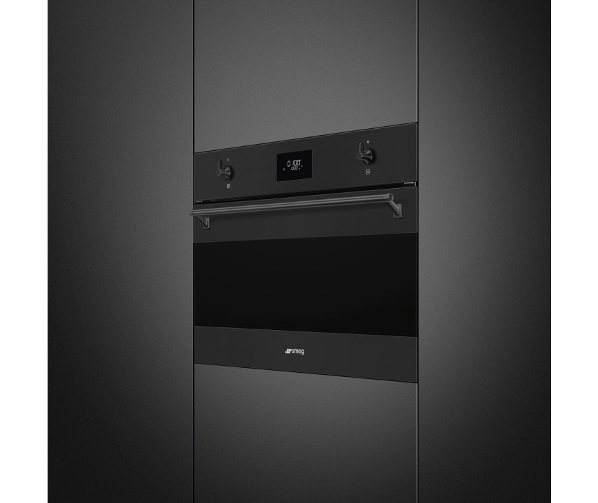 Smeg SO4301M1N inbouw oven met magnetron - mat zwart