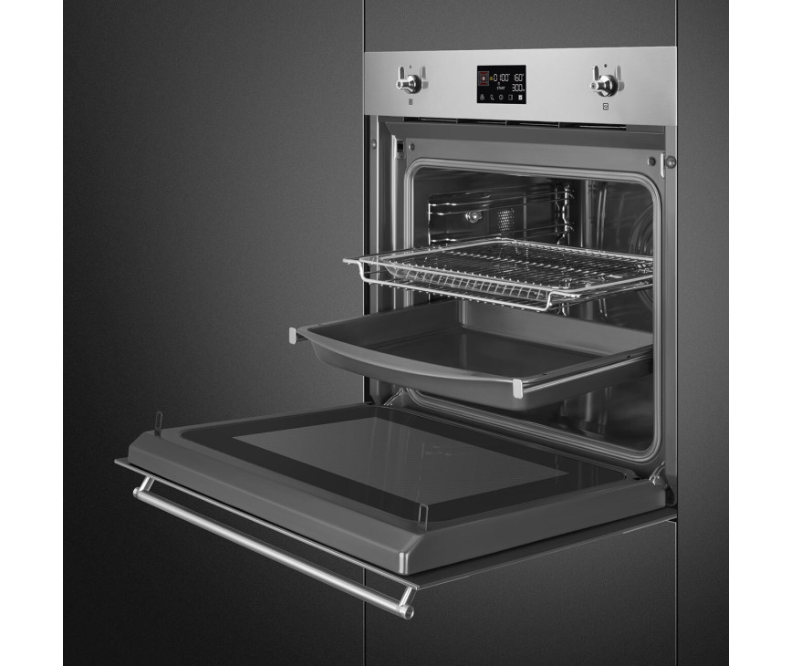 Smeg SO6302M2X inbouw oven met magnetron - rvs - nis 60 cm.