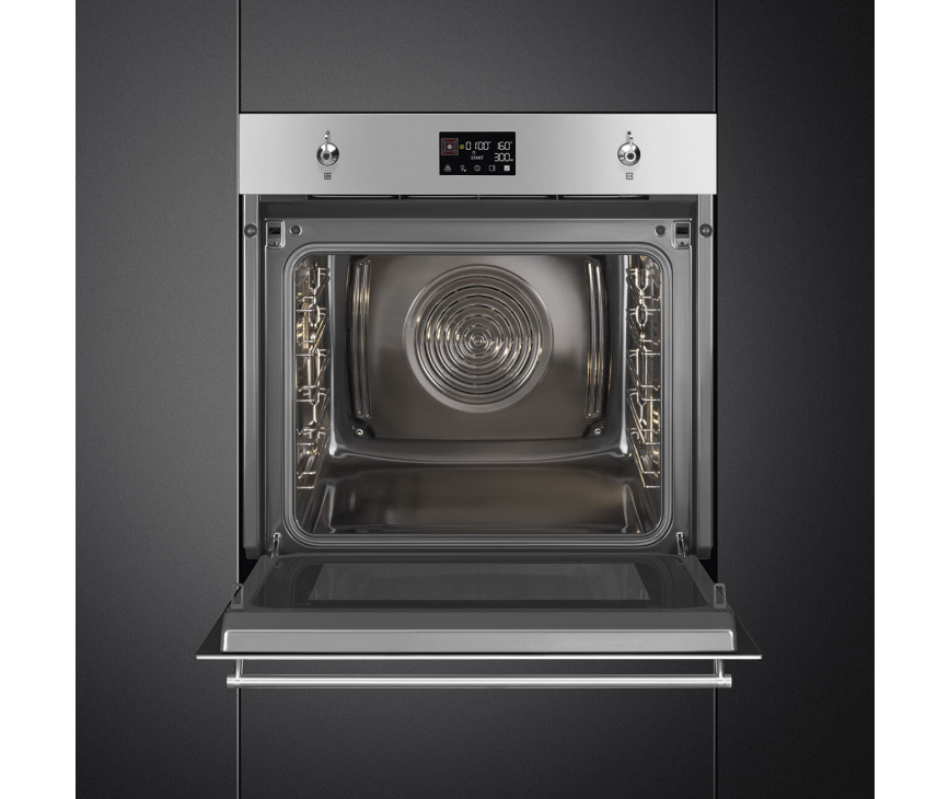 Smeg SO6302M2X inbouw oven met magnetron - rvs - nis 60 cm.