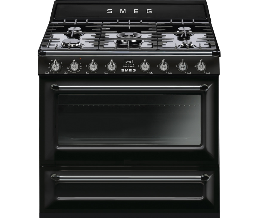 SMEG fornuis zwart TR90NNLK2