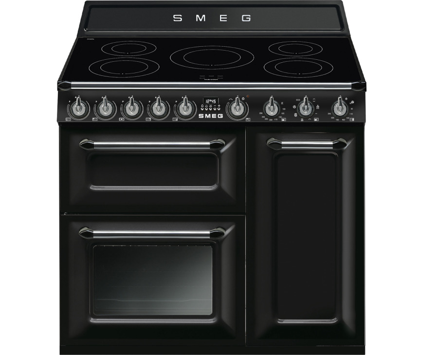 SMEG fornuis inductie zwart TR93IBL2