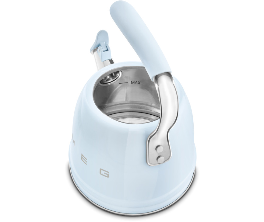 Smeg WKF01PB fluitketel - jaren 50 - pastelblauw
