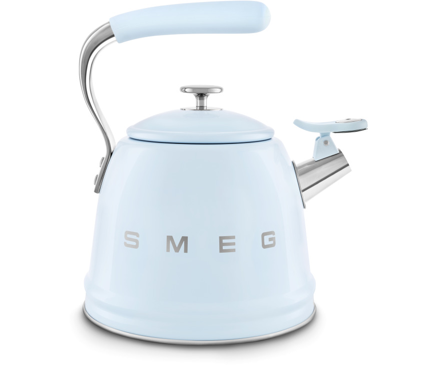 Smeg WKF01PB fluitketel - jaren 50 - pastelblauw
