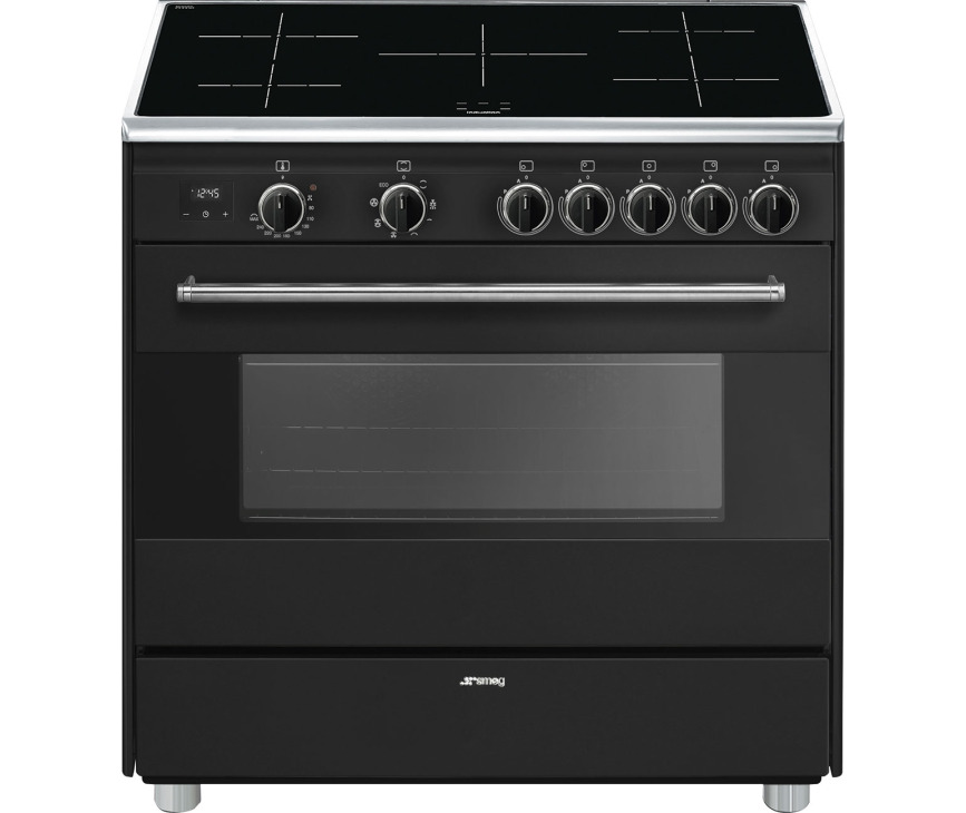 SMEG fornuis inductie antraciet BG91IAN2