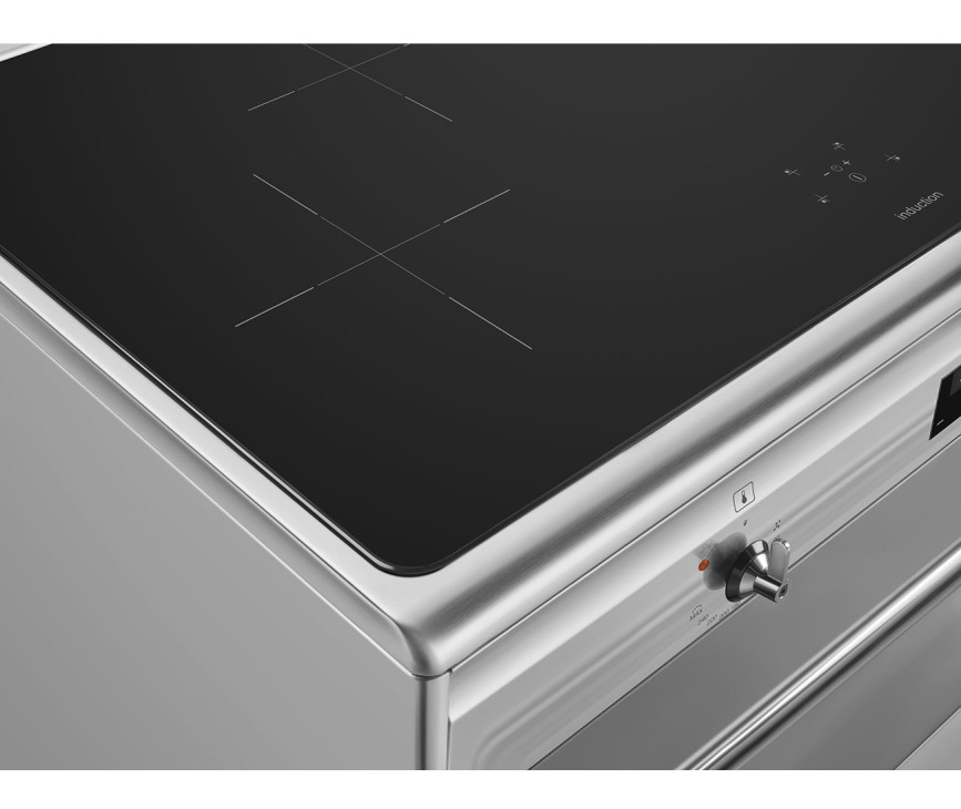 Smeg CG90IXT9 fornuis inductie - roestvrijstaal