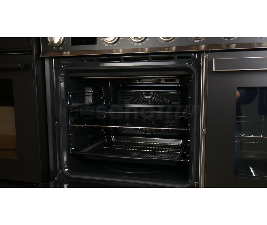 Smeg CPF92IMA inductie fornuis - antraciet - dubbele oven - Portofino