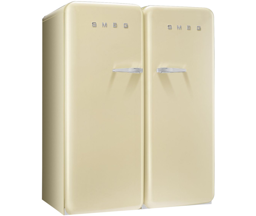 De Smeg CVB20RP1 vriezer gecombineerd met bijpassende FAB28LP1 koelkast