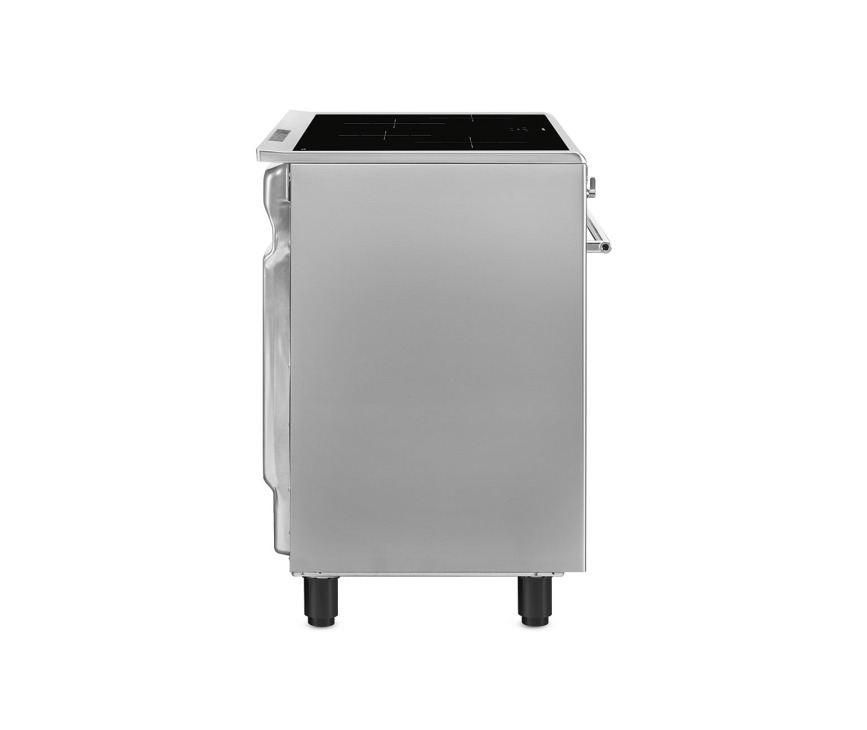 Smeg CX92IM inductie fornuis met dubbele oven - 90 cm. - rvs