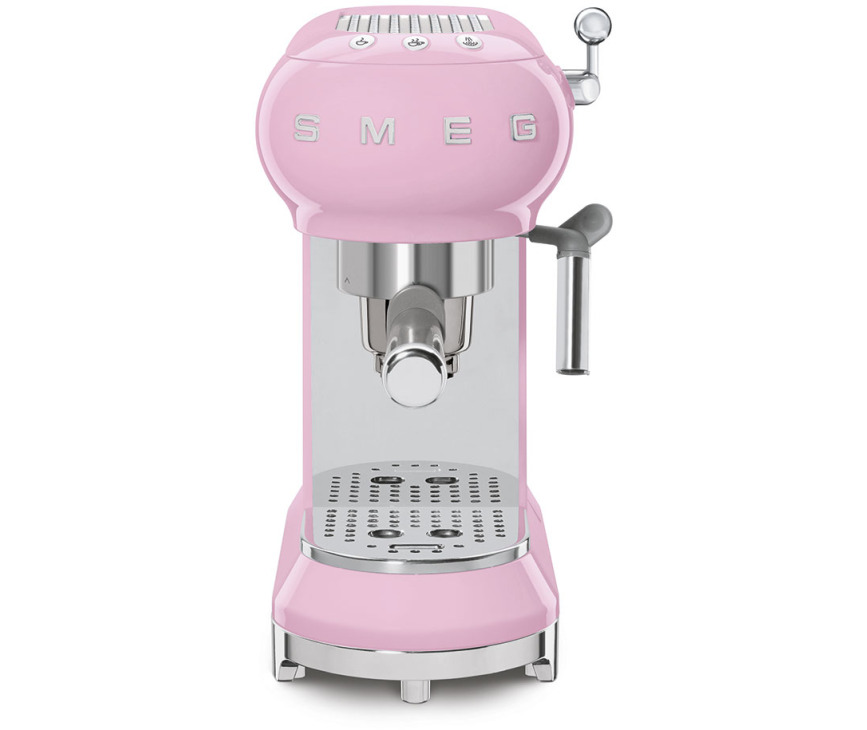 Smeg ECF01PKEU espresso koffiemachine roze