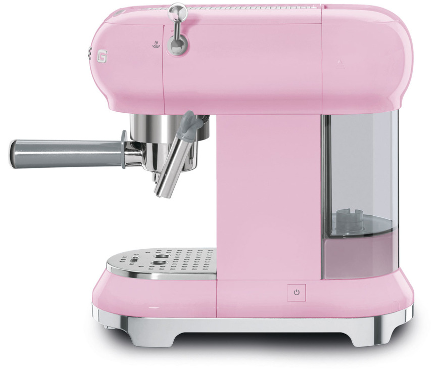 Smeg ECF01PKEU espresso koffiemachine roze