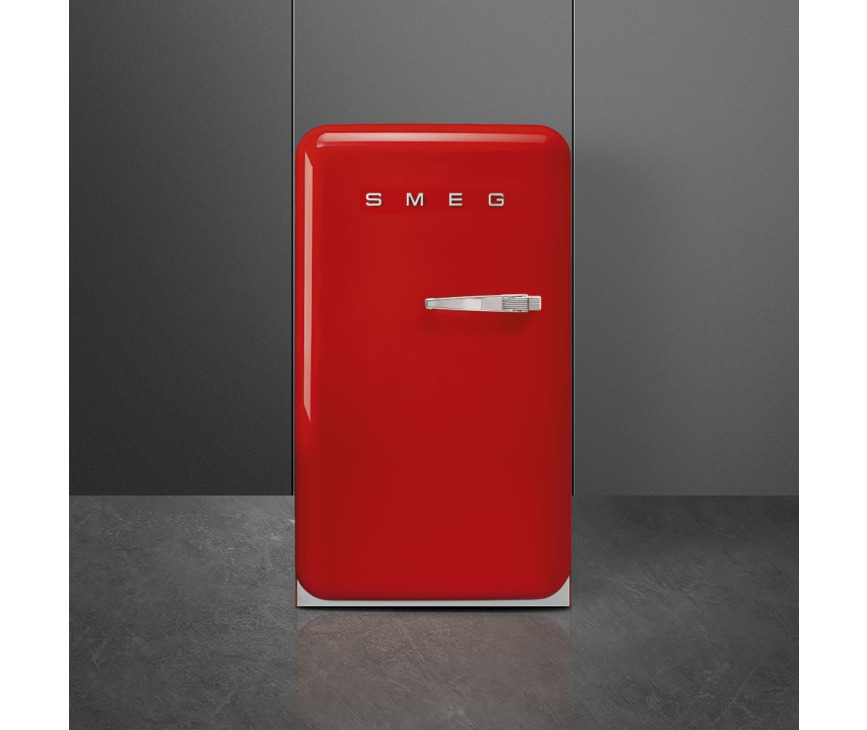 Smeg FAB10HLRD5 koelkast rood - linksdraaiend - voorkant