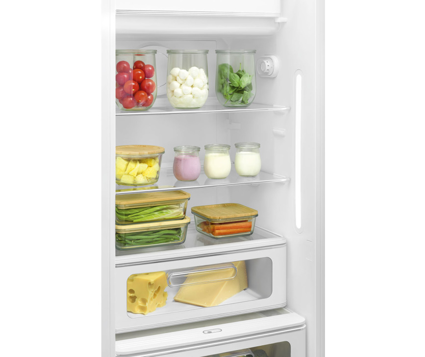 Smeg FAB28LCR5 koelkast crème - linksdraaiend