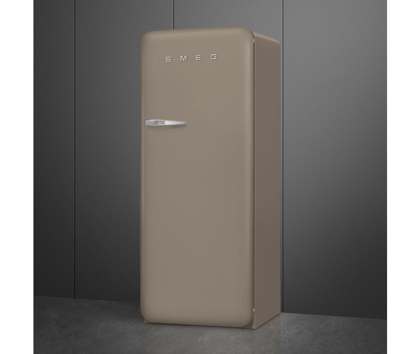 Smeg FAB28RDTP5 rechtsdraaiende koelkast - taupe