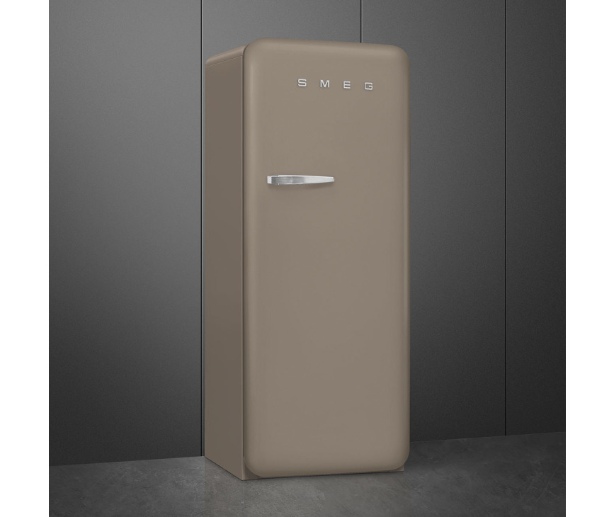 Smeg FAB28RDTP5 rechtsdraaiende koelkast - taupe