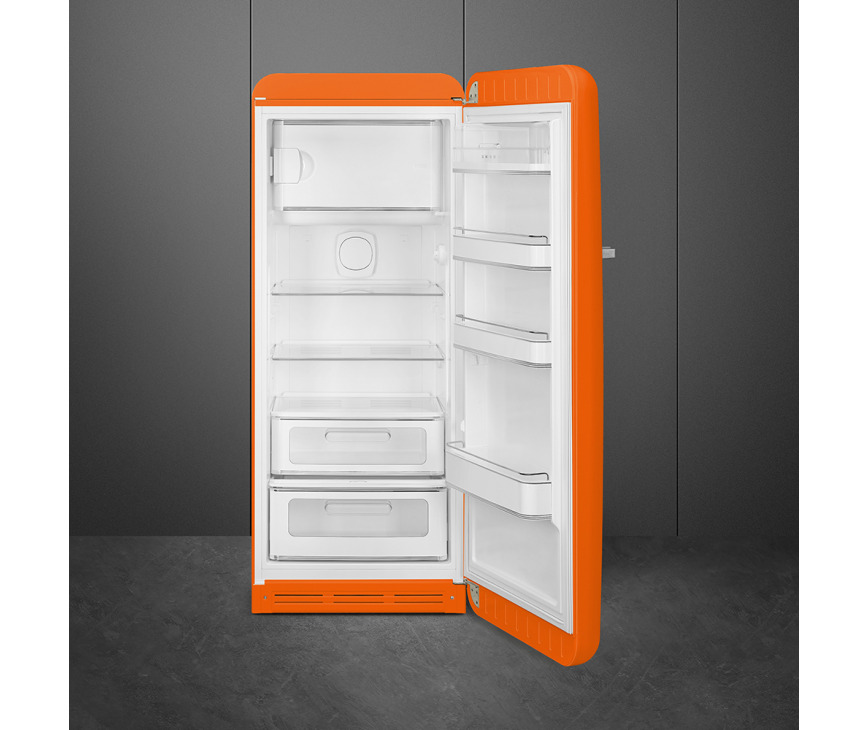 Smeg FAB28ROR5 koelkast oranje - rechtsdraaiend