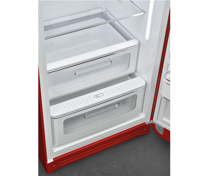 Smeg FAB28RRD5 koelkast rood - rechtsdraaiend