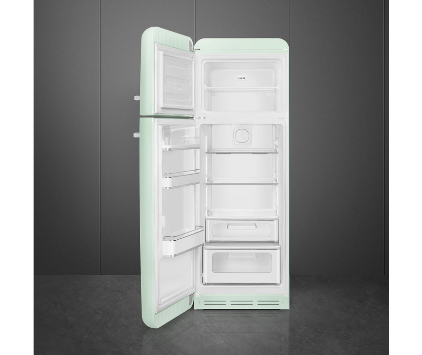 Smeg FAB30LPG5 linksdraaiende retro koelkast - water groen