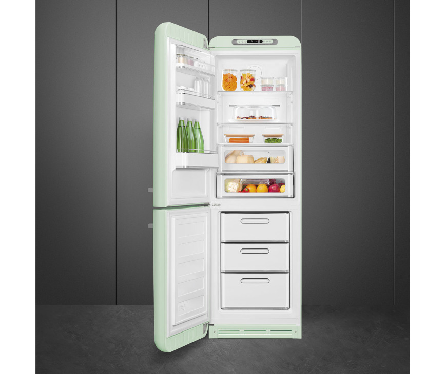 Smeg FAB32LPG5 koelkast watergroen - linksdraaiend