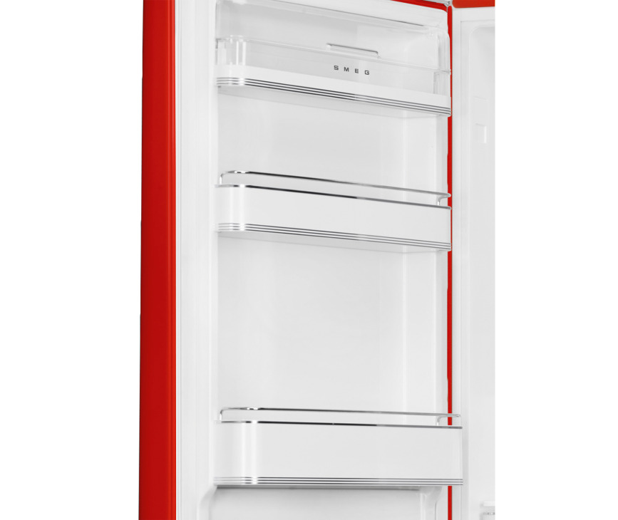 Smeg FAB32LRD5 retro jaren 50 koelkast - rood - linksdraaiend