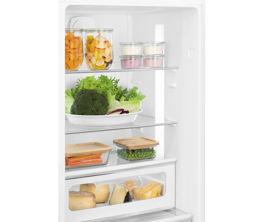Smeg FAB32LSV5 retro jaren 50 koelkast zilver - linksdraaiend